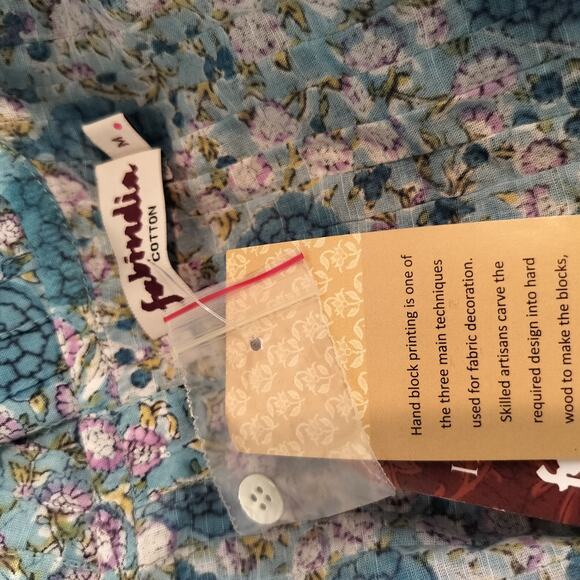 Fab India Floral Cotton Top Tank - Picture 10 of 10